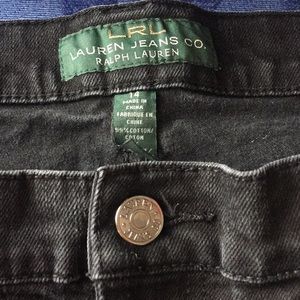 Ralph Lauren Lauren black jeans.